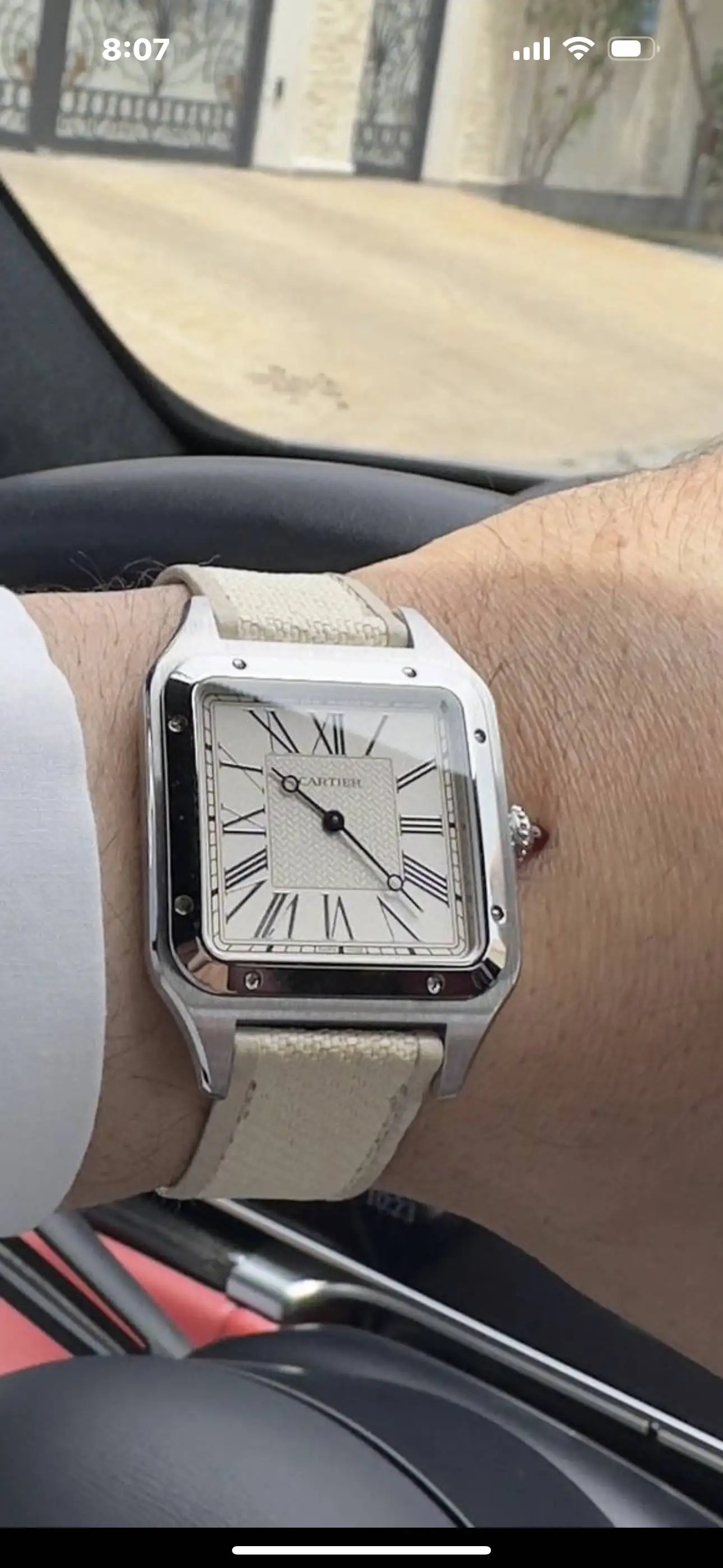 Suitable for Cartier blue balloon leather crocodile leather pin buckle watch strap accessories men and women band 18 20m