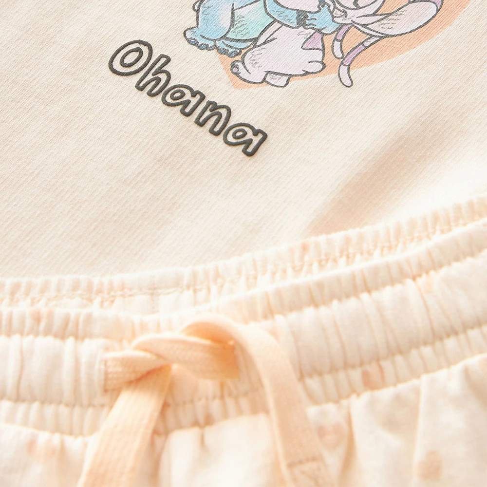 Summers Custom Print Two Piece Boys And Girls Clothing / 2 Piece Suit Short Sleeve Short Sets For Girls