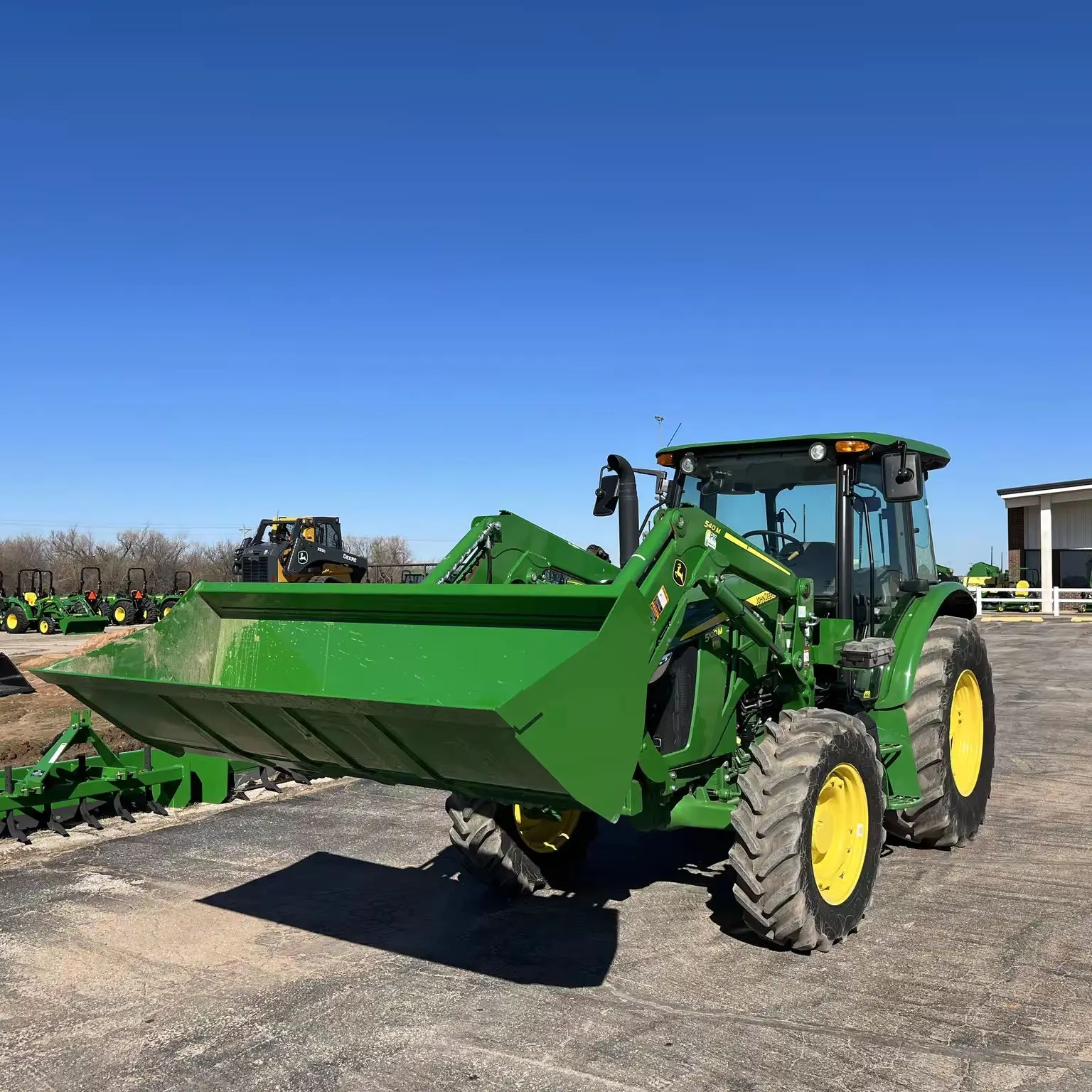 Original Farming Tractor Fairly Used Johnn Deeere 5100M Farm With Front Loader 543R 4x4 Tractor In Stock Now