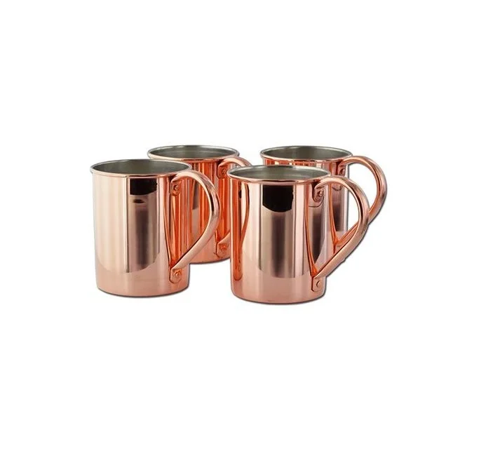 Hammered Design Black Finished Pure Copper Mug Set of 2 Black Powder Coated Moscow Mule Coffee Mug Copper Mug