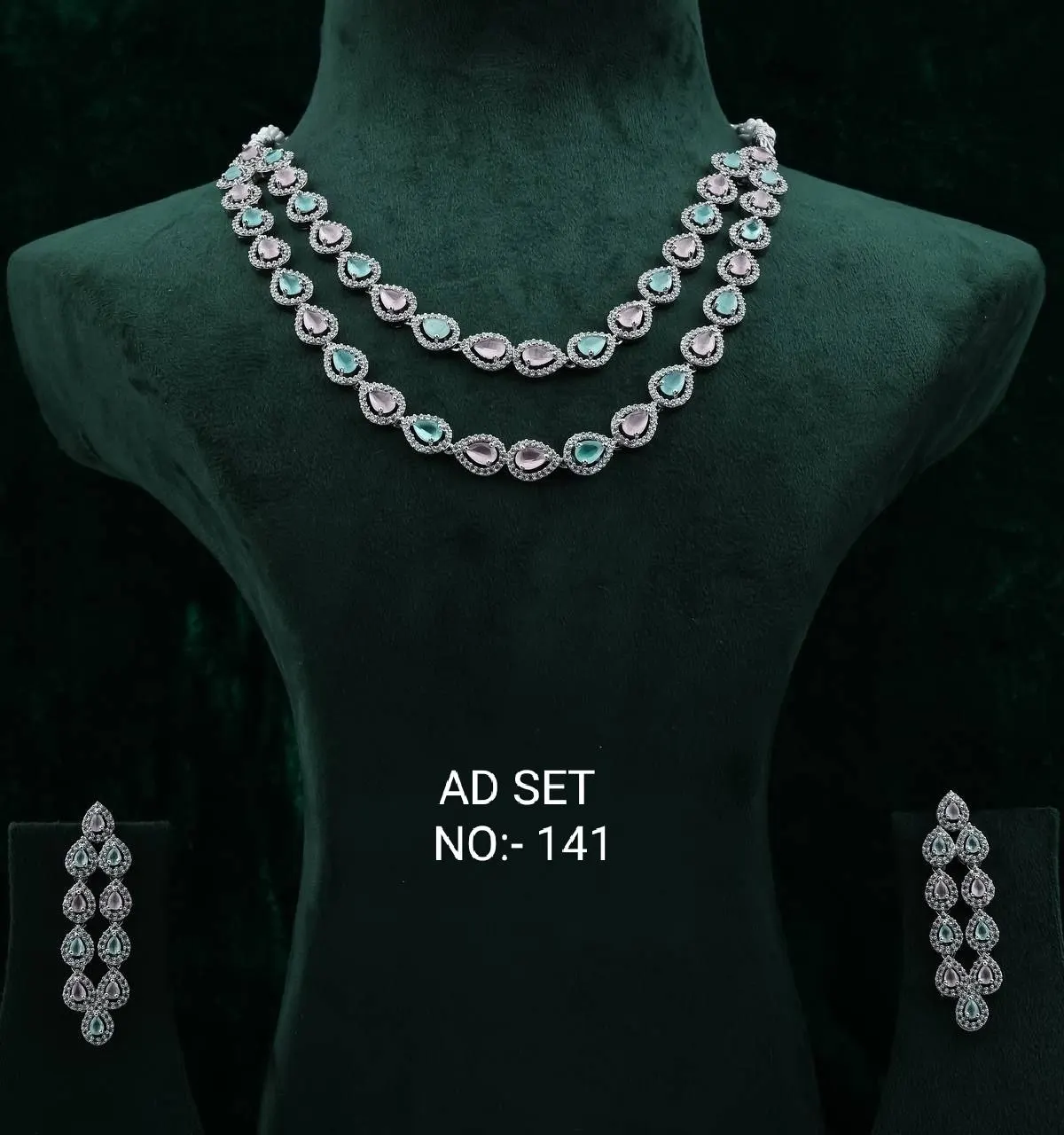 Hot Selling Bridal Party Wear Stainless Steel Earrings Set Fashionable and Trendy