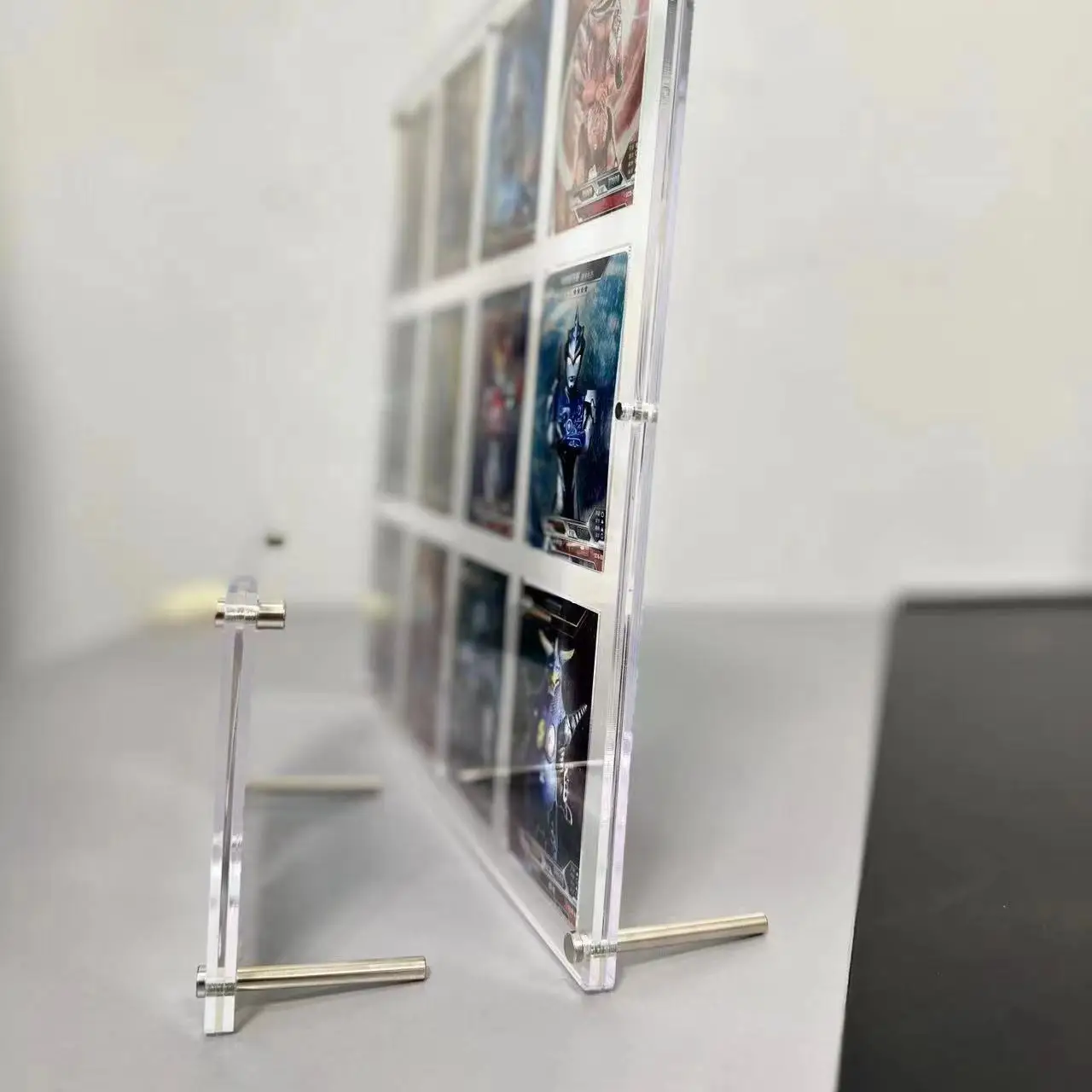 Clear Acrylic Card Holder Display Frame Stand Collectibles Baseball Card Showcase Display for TCG Pokemon Trading Card