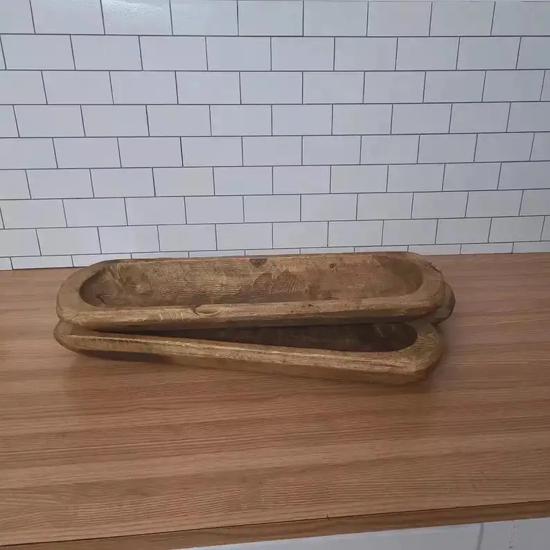 wooden dough bowl for soy wax candle  Hand Carved Scented Wooden Soy Wax dough bowl for wax candle