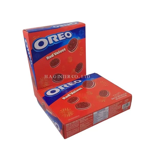 Oreo Red Velvet Cookies Box 342gr Chocolate chip Cookies With Sweet Cream High Quality Reasonable Price Best Selling
