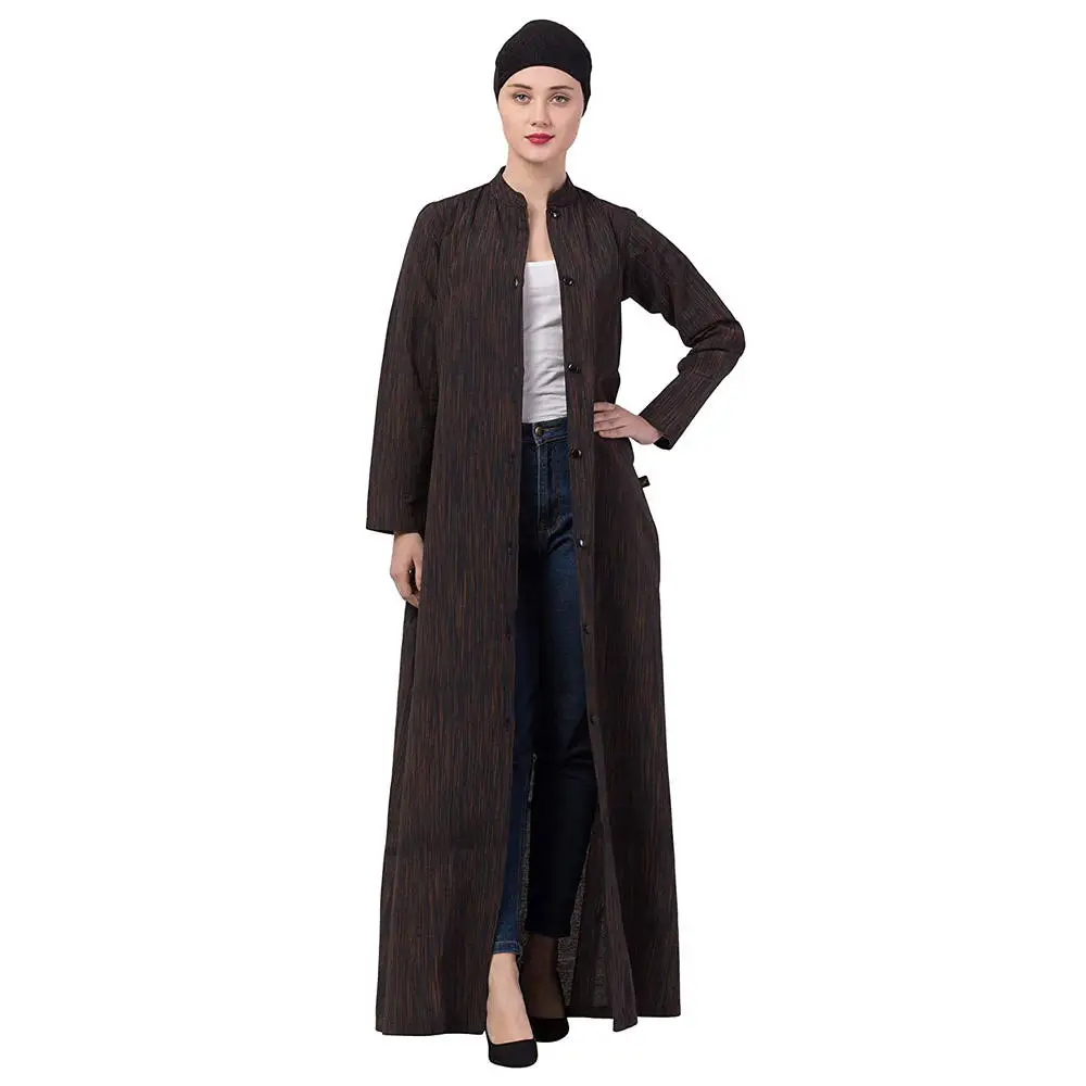 Wholesale Long Scarf African Hijab Dubai Turkey Solid Color Simple Modest Kaftan Islamic Clothing Abaya Muslim Dress For Women