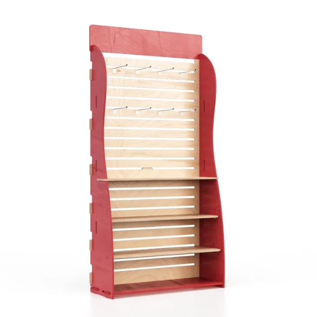 Пользовательские витрины, регулируемые полки, пищевые бутылки, коробка, деревянный пол, дисплей для оптовой покупки