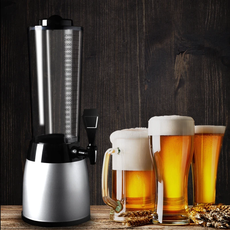 bottoms up plastic 2.5l acrylic juice dispenser juicer bottle customized beer tower dispenser