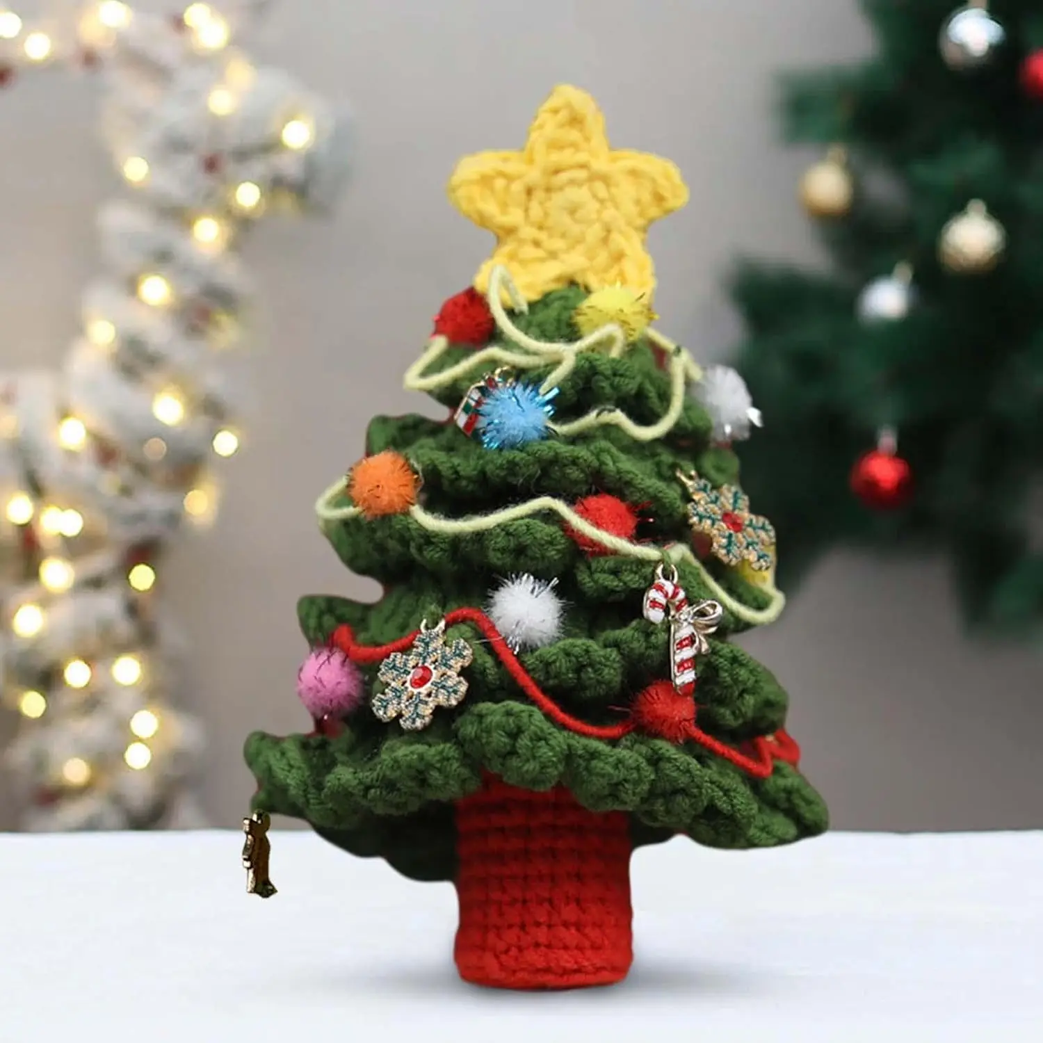 Handmade Christmas Amigurumi Stuffed Toy Crochet Doll For Girls & Boys Baby Toddler Child Stuffed Animals OEM Made In Vietnam