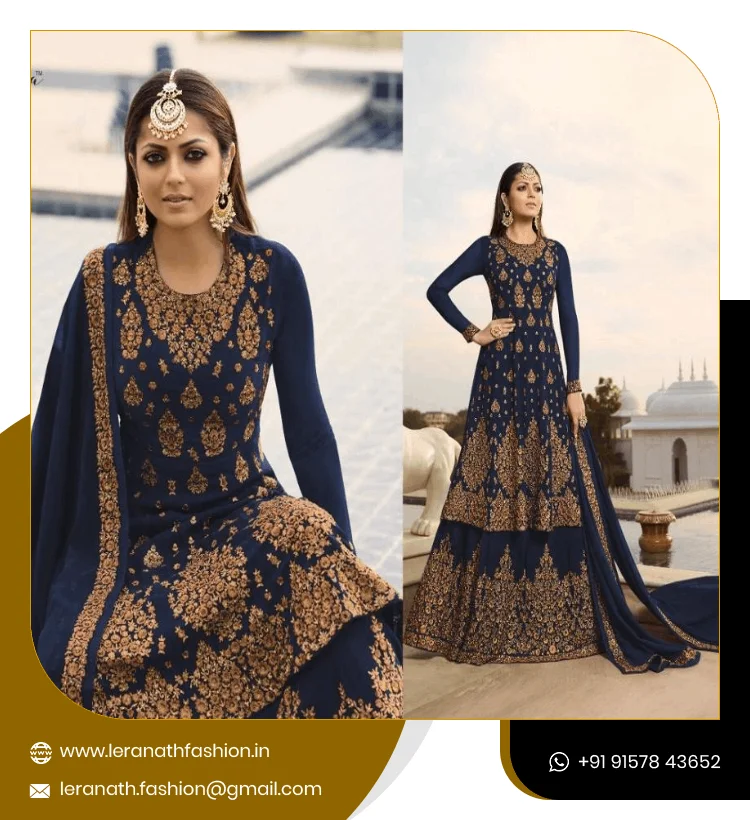 Pakistani Style Salwar Kameez/sarara/ Gharara/ Sharara Heavy Work Party Wear Ladies Suits Manufacturer