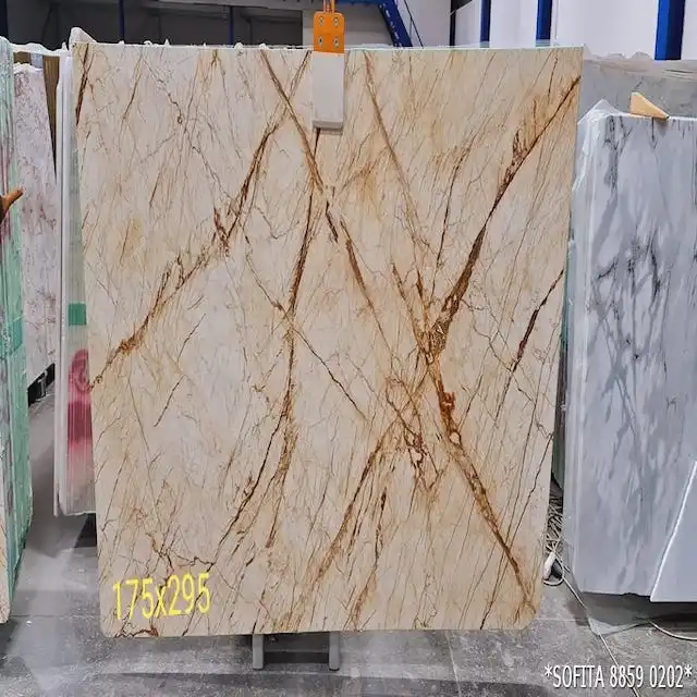 New Sofita Beige Marble Block Slab for Marble Floor Tile and Marble Wall Panel Usage Best Quality Luxury Natural Stone