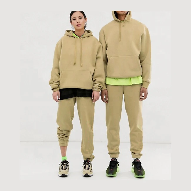 Wholesale Custom Cotton Sweat Suits Matching Tracksuit 2 Piece Set Unisex Sweat suits For Men and Women