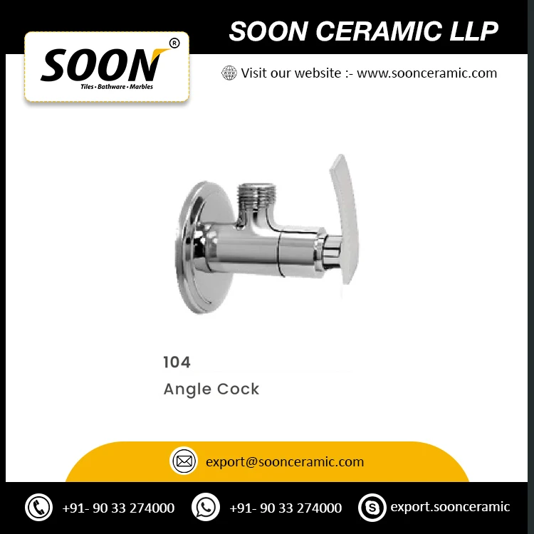 Luxury Modern Design 101 Bib Cock Faucet for Bathroom and Kitchen Application Available at Affordable Price