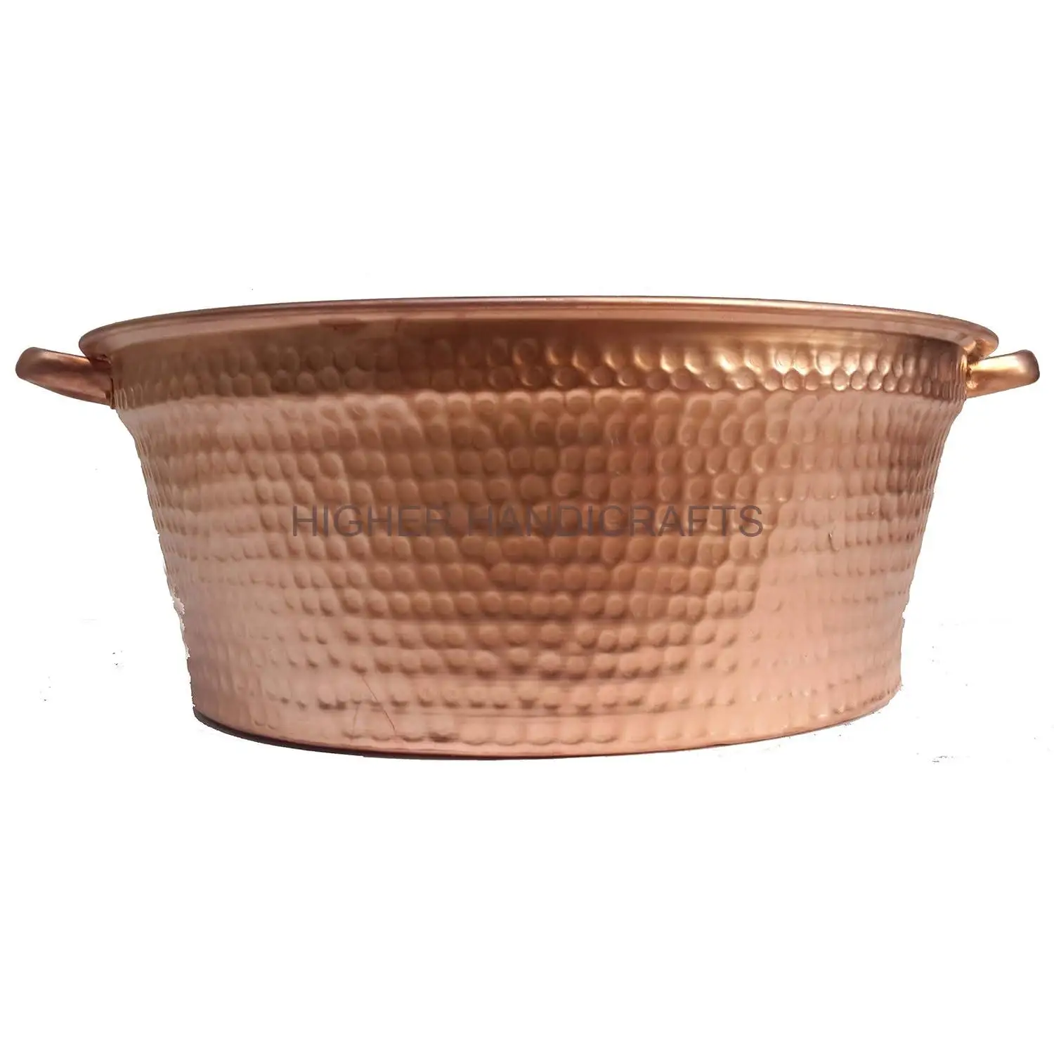 Portable Polished Copper Pedicure Foot Bowl Pedicure Bowl for Foot Bath Basin