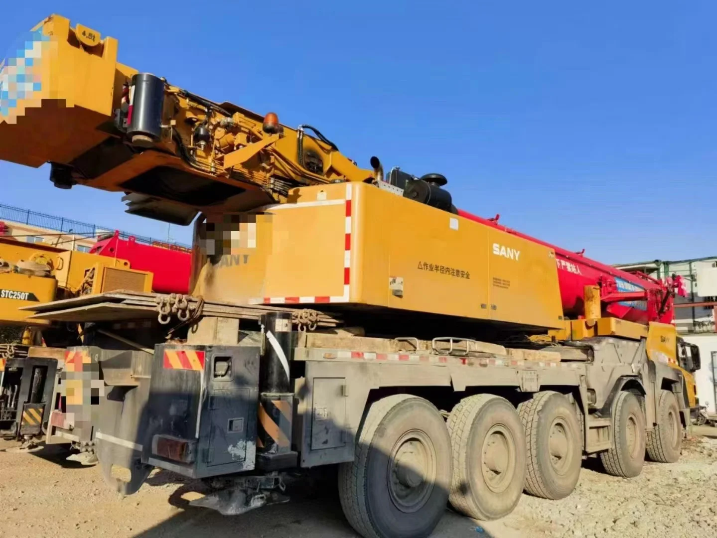SANNY STC800 80 ton Used Crane Truck  Hydraulic Truck Crane in Efficine Hoist System