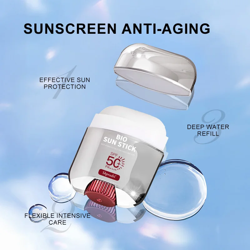 New 9 Bio Sunscreen Cream Antioxidant Whitening Brightening Suitable UV Protection For Facial Skin Care and Body Sunscreen Stick