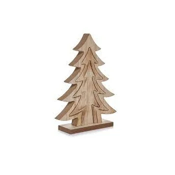 Latest Design Handmade Wood Decorative Christmas Tree Manufacturer Custom Polished Wooden Table Top Christmas Tree Wholesale