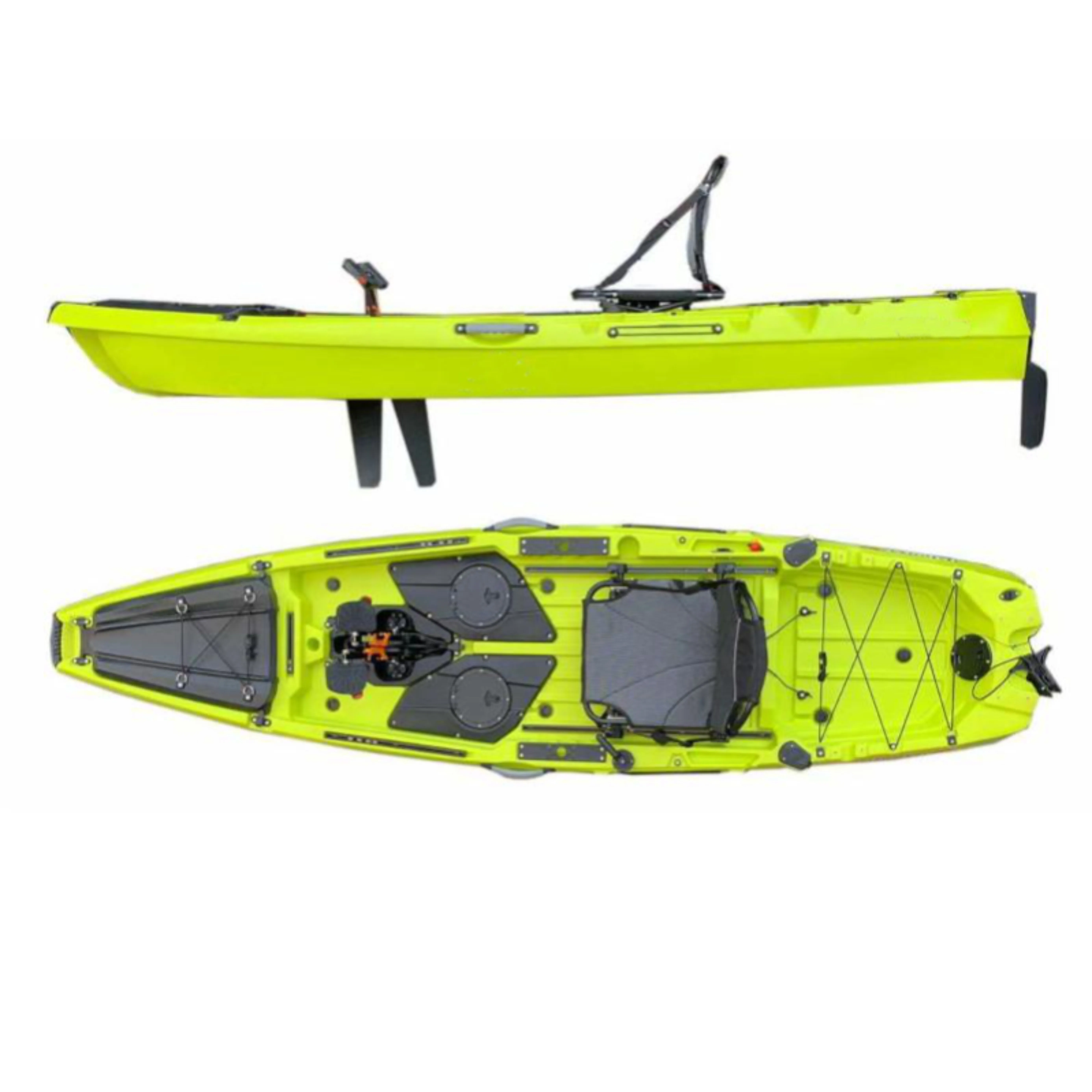 ITOO  11ft 3.2m High Speed Stable Fisherman Pro Angler Kayak sit on top  Fishing pedal system kayak  for sales