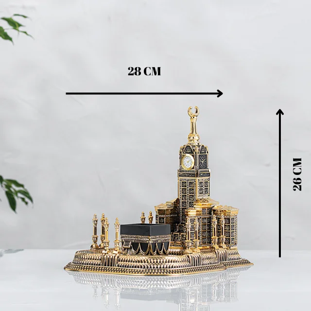 Islamic art decorative object MESCID-I HARAM best quality polyester crystal stone coating Ramadan wedding Eid home gift