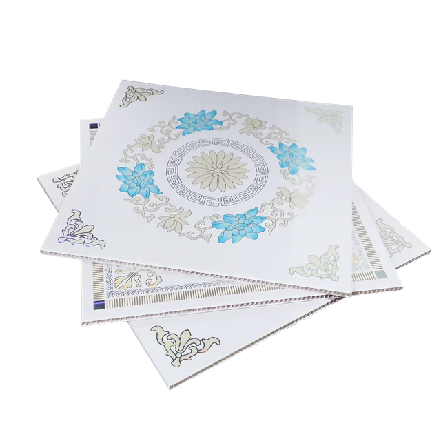 pvc ceiling panel plastic white square panel 603*603mm
