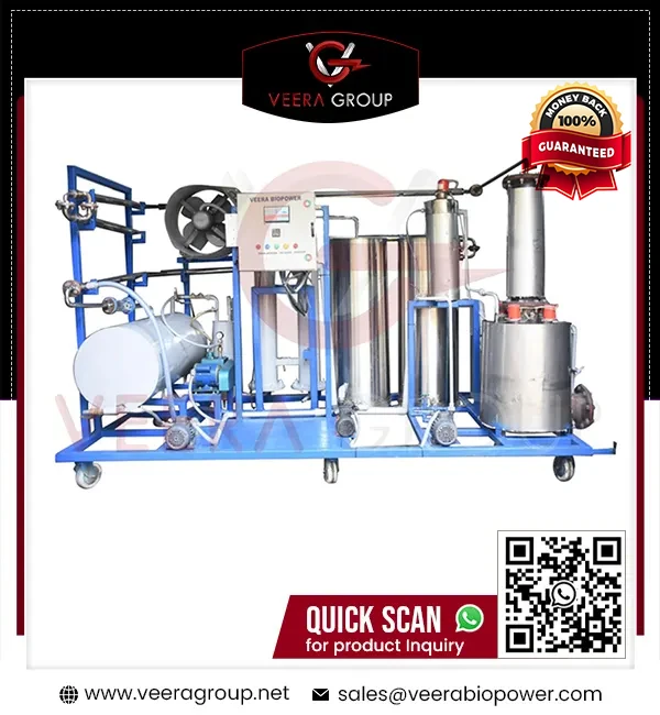 Veera MD75C Molecular Distillation Machine for High Efficiency Diesel Conversion from Waste Oil, Ideal for Refinery Applications
