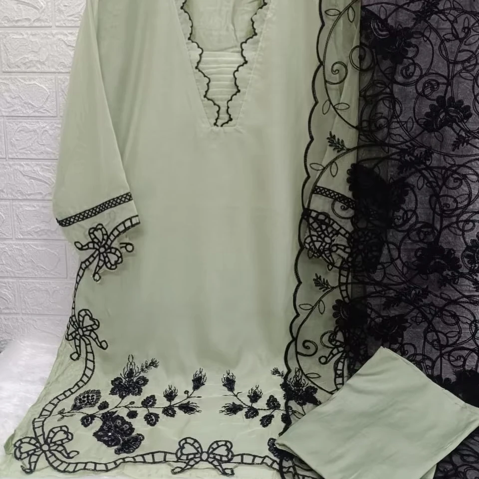 Beautiful Organza Embroidered Salwar Kameez For Women Kurtis Kurta Set For Women Wedding Party Wear Kurta Set For Girl