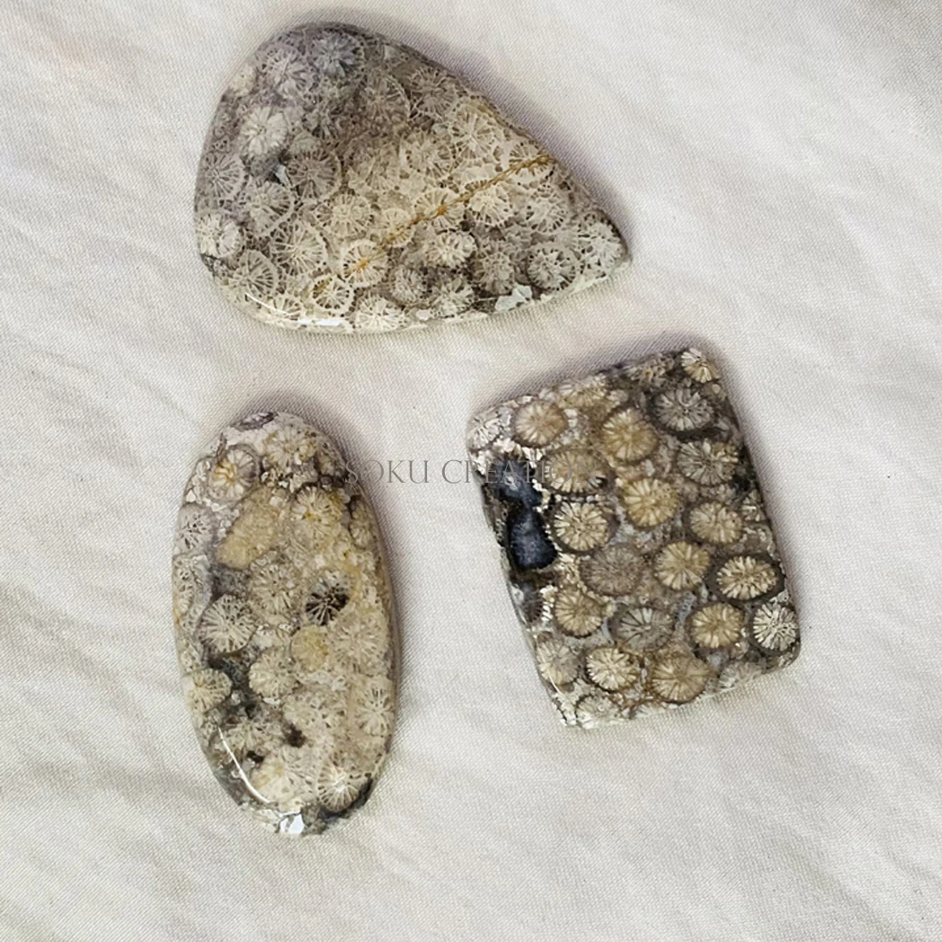 Black  Loose Gemstone Jewelry Natural Black Coral Loose Gemstone High Grade Handmade premium product