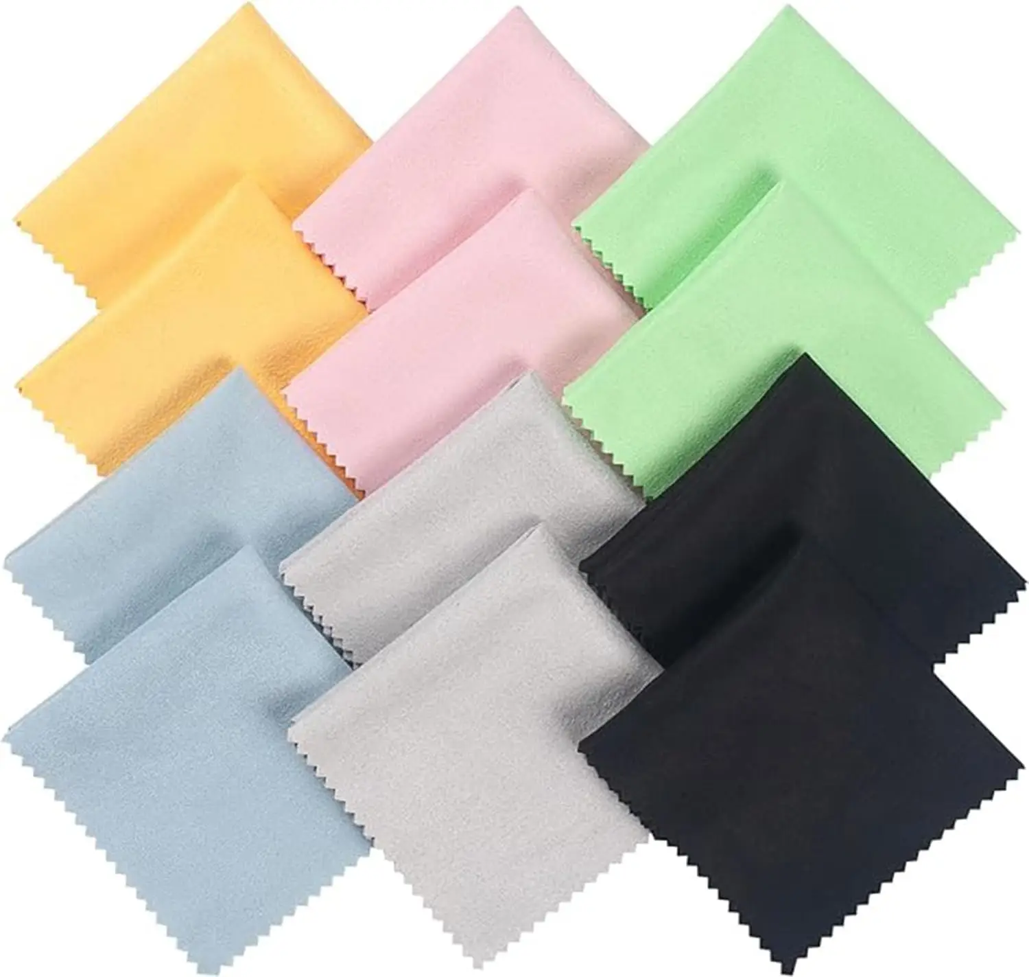 Flannel Sunglasses Cleaning Cloths Eyeglasses Lens Glasses Reusable Eyeglass Cleaner Cloths Wipes for All Glasses and Screens
