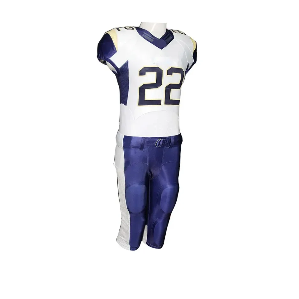 New Design American Football Jersey and Short Custom Sublimated American Football Uniform 100% polyester