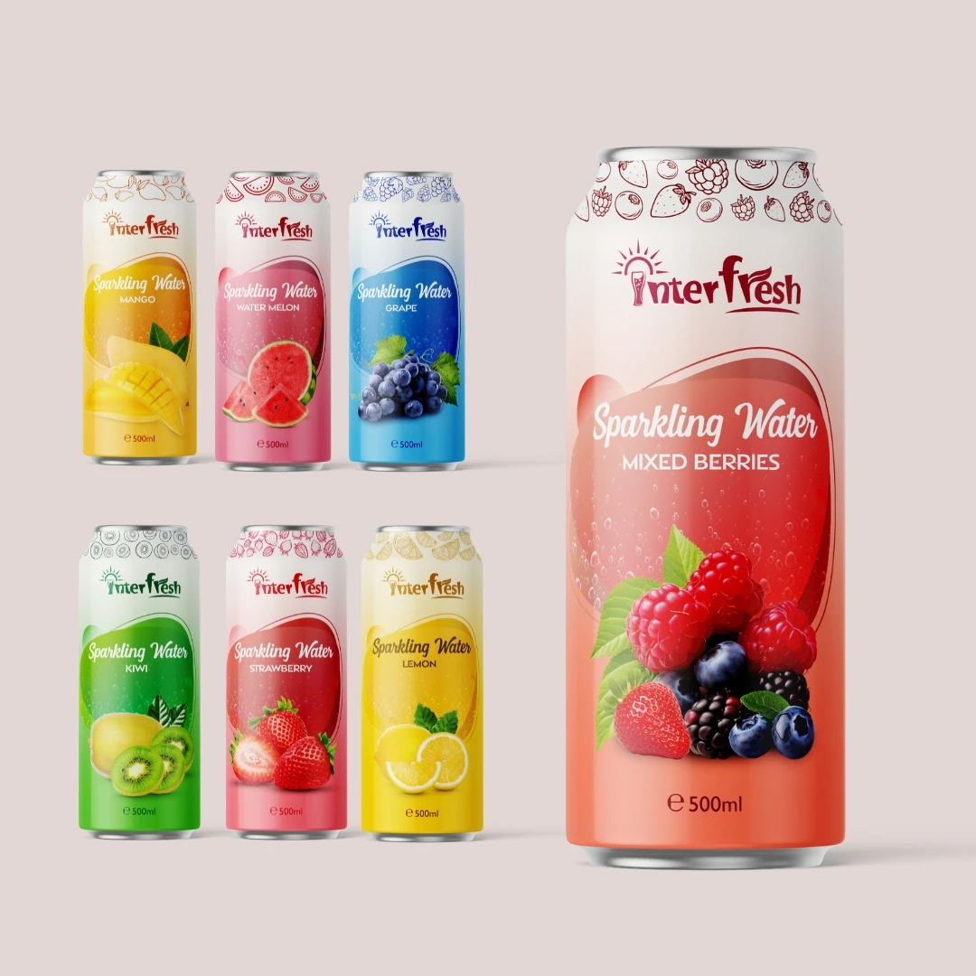 INTERFRESH 320ml Watermelon Fruit Juice Natural Drinking HACCP ISO Beverage Manufacturer in Vietnam Fruit Juice Drink Sparkling