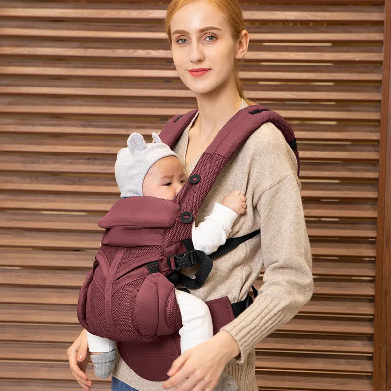 OEM Various styles Comfortable breathable safety baby sling newborn baby wrap carrier wholesale