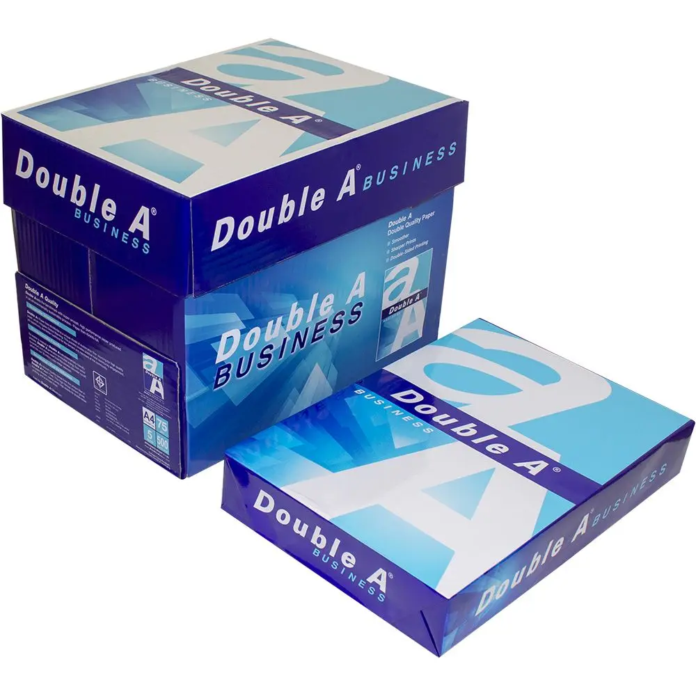 Wholesale Double a a4 paper 80gsm,500 Packs A4 Super White Copy Paper Factory Supply Cheap Bond Paper for Office Print Copy
