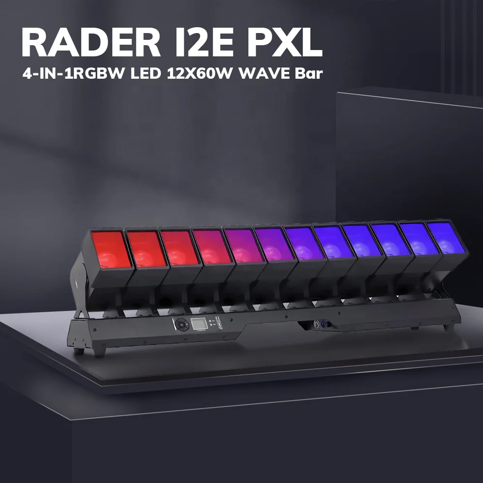 TIITEE освещение новый продукт Rader 12PXL 12x60 Вт движущийся луч Омыватель света Colorado кривой 12 PXL эффект огни для сценического клубного мероприятия