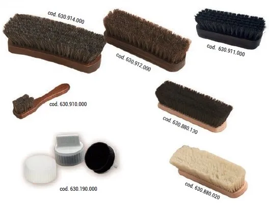 High Quality Custom Shoe Cleaning Brush with Wood Handle and Horse Hair for Home Use