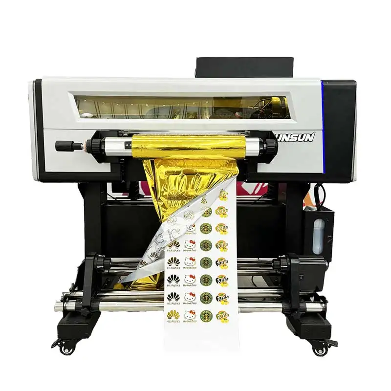 Taotech Desktop UV DTF printer A2/A3 UV Plane printer Image Bottle Label DTF printer Roll To Roll Automatic Laminator Printing A