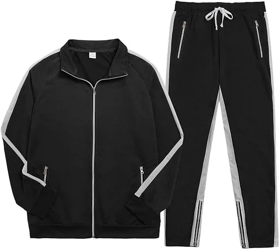 Custom Men Tracksuit Casual Warm Running Home Clothing Sportswear Training Wear Jogging Suit