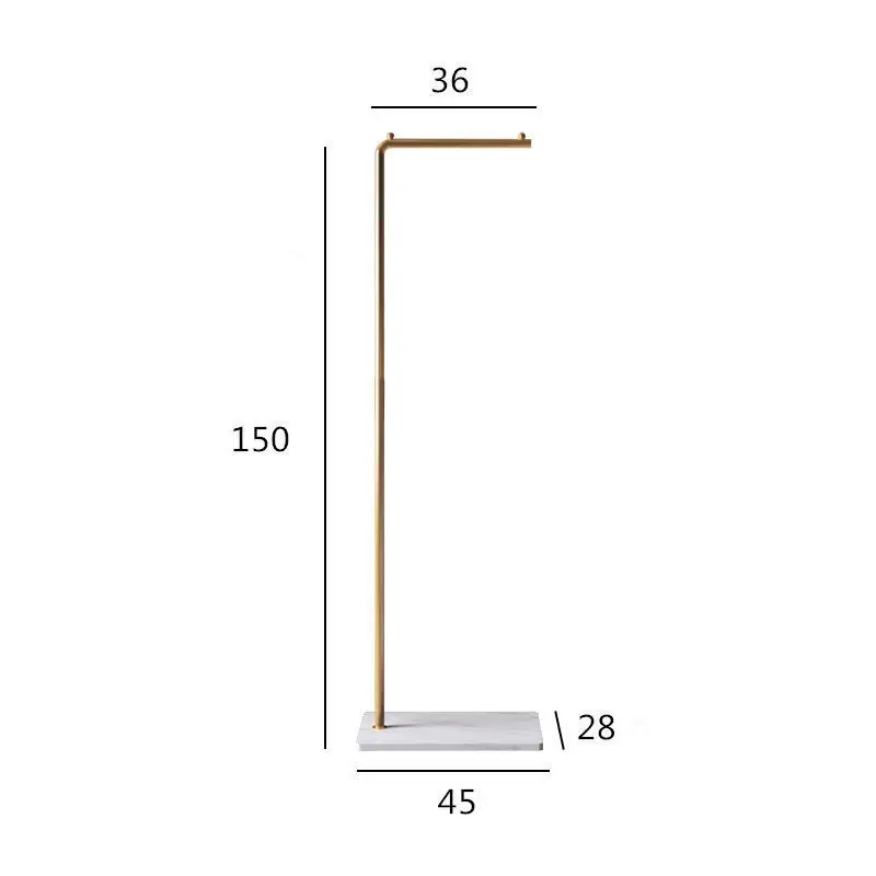 Modern Design Metal Hanging Clothes Stand Coat Rack Clothes Hanger Hat Coat Rack For Living Room