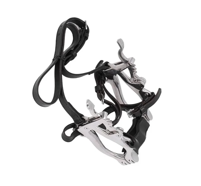 Veterinary Instruments Horse Mouth Speculum With Leather Straps