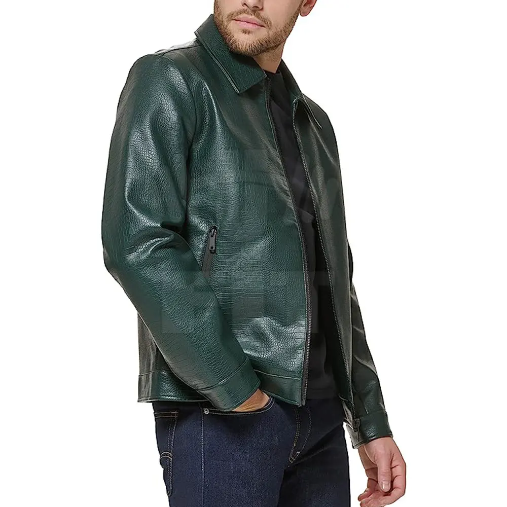 3: Wholesale Fashion Men Leather Jacket Fashion Men PU Leather Jacket High Quality Leather Jacket