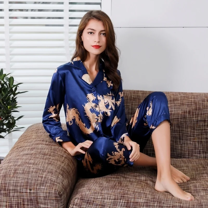 Sexy Ladies Night Dress Silk Sleepwear Satin Nightgown V-neck Slip Nighties Summer Lace Night Gown Lingerie