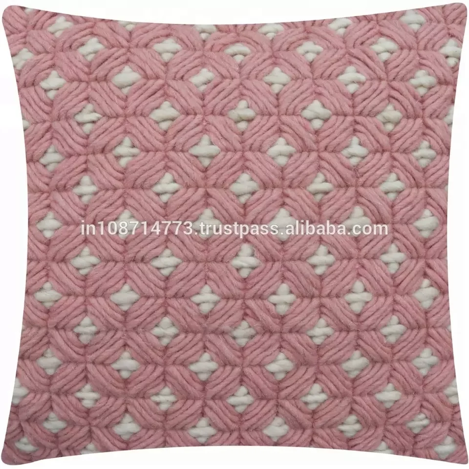 Best Quality Wool Cushion Cover Handmade Wool Pillow Cover Decorative Pillows in good price Direct from manufacturer