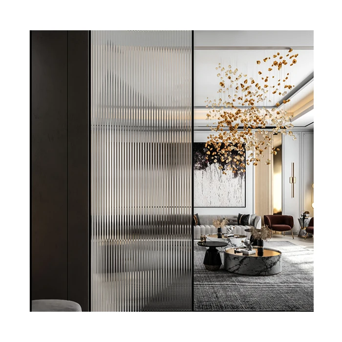 MORU glass for interior partitions Patterned glass