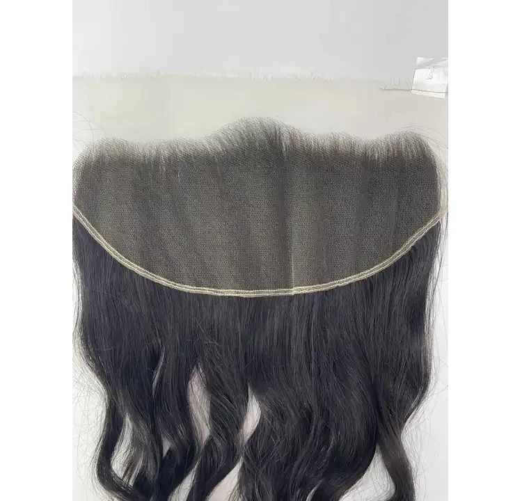 High Quality Get a Natural Wavy Look with Our 13x6 HD Lace Frontal, Cuticle Aligned Hair Hd Lace Frontal Closure F