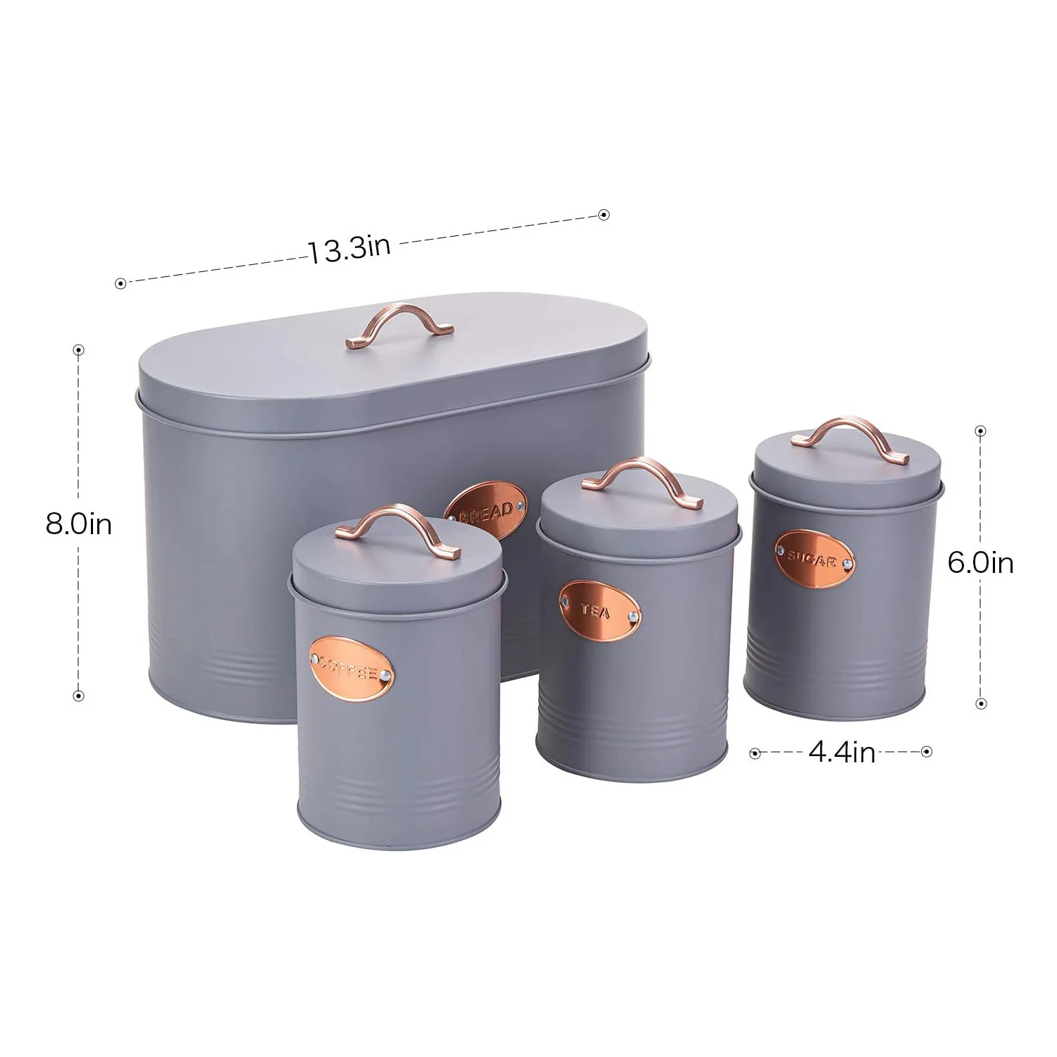 Airtight Storage Jars Nordic Food Storage for Sugar Milk Powder Wheat Flour Coffee Home & Garden Kitchen Dining Organization