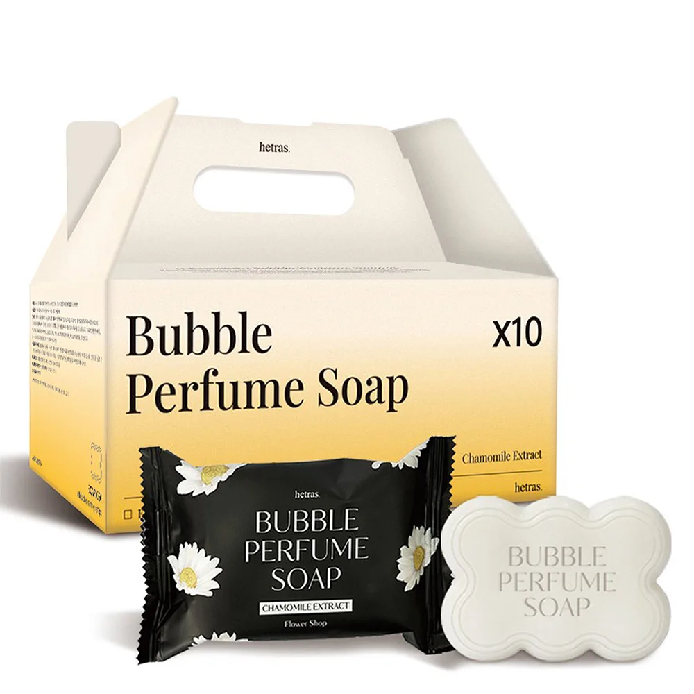 Ranking Top hygiene Products HETAS  Bubble Perfume Soap 10ea Flower Shop Luxurious Fragrance Face & Body