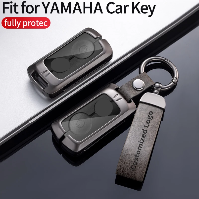 Auto Caso Remote Key Fob Case Shell For Yamaha Nmax 2021/2022 NVX NVX155 XMAX XMAX300 QBIX AEROX JAUNS 2018 2019 Car Accessories