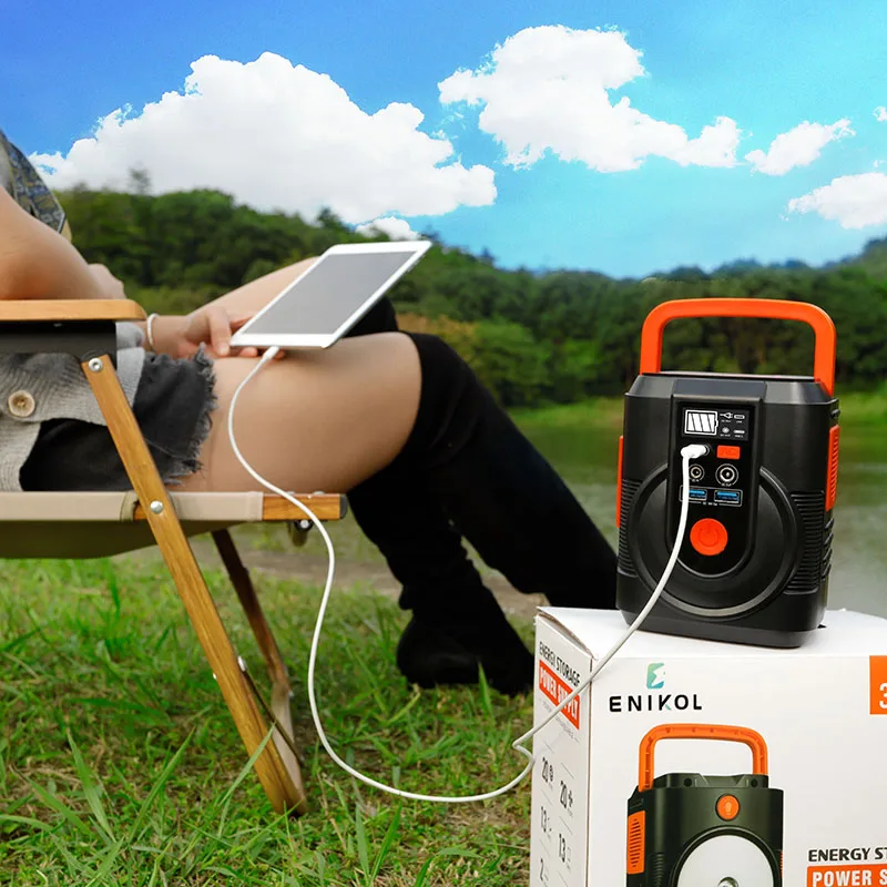 Portable Generator For Home 100w Portable Emergency Power Supply 111wh Power Station Solar