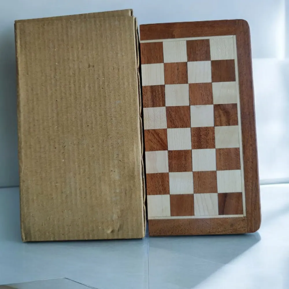 Buy 7 inches Wooden Travel Folding Sheesham Magnetic Chess Set  Magnetic Folding Chess Set  Minimum Price