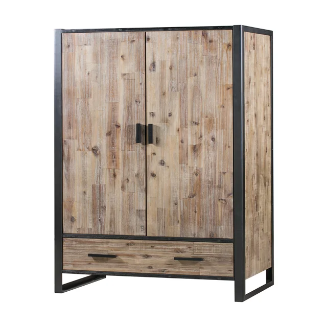 Victor brand 2 doors 1 drawer Furniture Wardrobe Wood Material Home Furniture Decoration High Quality From Vietnam Manufacturer