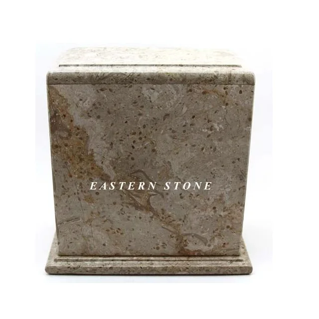 Beautiful And Trendy Marble Cremation Funeral Supplies Ash Urns Jars For Daily Use Available In Different Grades