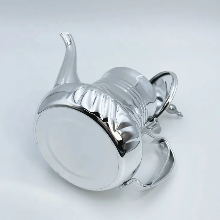 Wholesale 0.8L 1.2L 1.6L 2.0L Arabia Water Kettle Small Stainless Steel Moroccan Tea Set Ramadan Induction Teapot